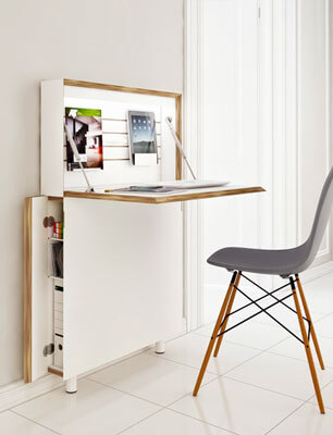 Arredamento Ufficio in Casa: Idee e Consigli degli Esperti - Scrivania a scomparsa
