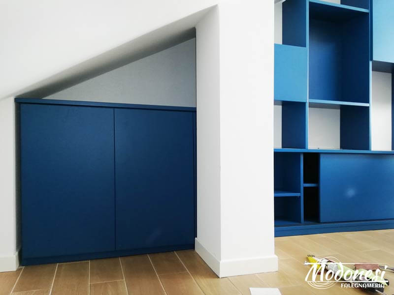 Idee Per Nicchie Nel Muro Milano Libreria Misura 02