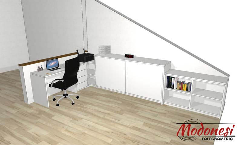 Idee Per Sottoscala Milano Mobile Studio Angolare 01