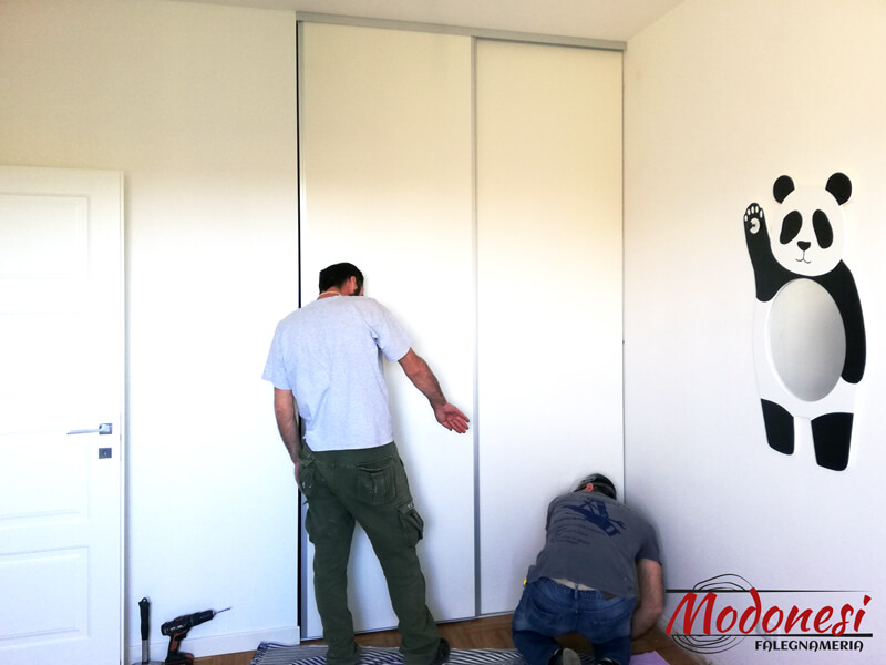 Cabina Armadio Bianca Realizzata Per Una Casa A Milano Applicazione 01