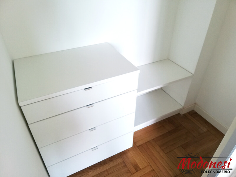 Cabina Armadio Bianca Realizzata Per Una Casa A Milano Finito 05