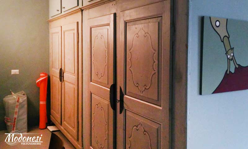 Cucina Bifacciale In Osb Lavoro Finito 11