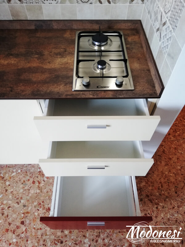 Cucina Su Misura In Nicchia Per Un Appartamento A Milano Finito 07