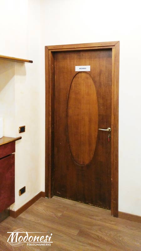 Porta Su Misura In Legno Per Interni Di Hotel A Milano 02