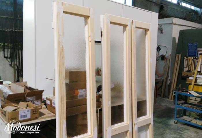 Sostituzione Porte A Vetri Stile Vecchia Milano Laboratorio 03