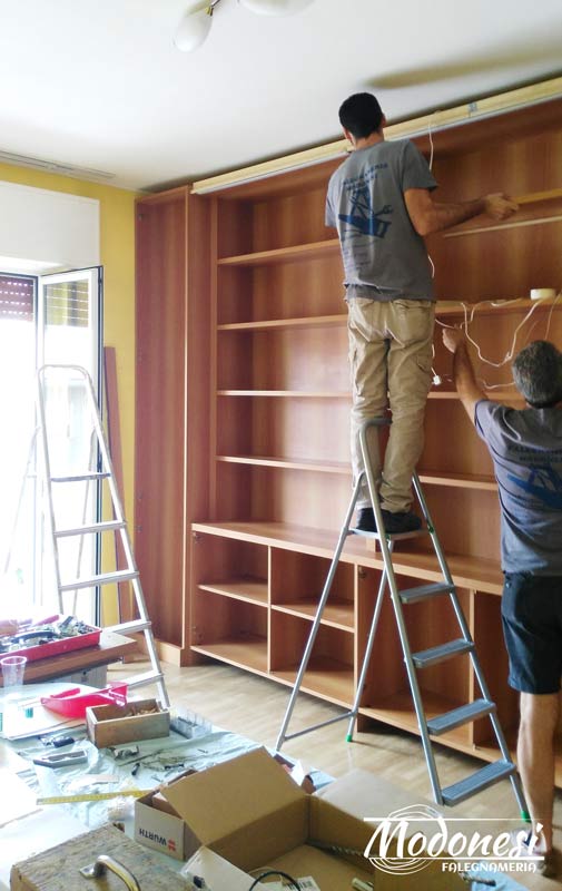 Libreria Boiserie Su Misura Avvocato Milano 04