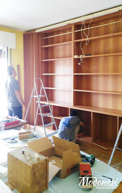 Libreria Boiserie Su Misura Avvocato Milano 05