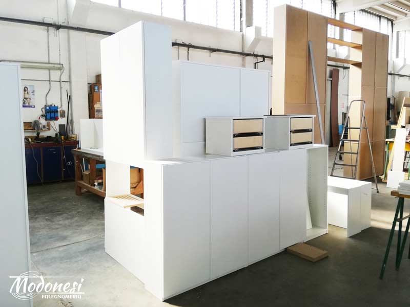 Mobile Credenza Su Misura Per Un Appartamento A Milano Laboratorio 02