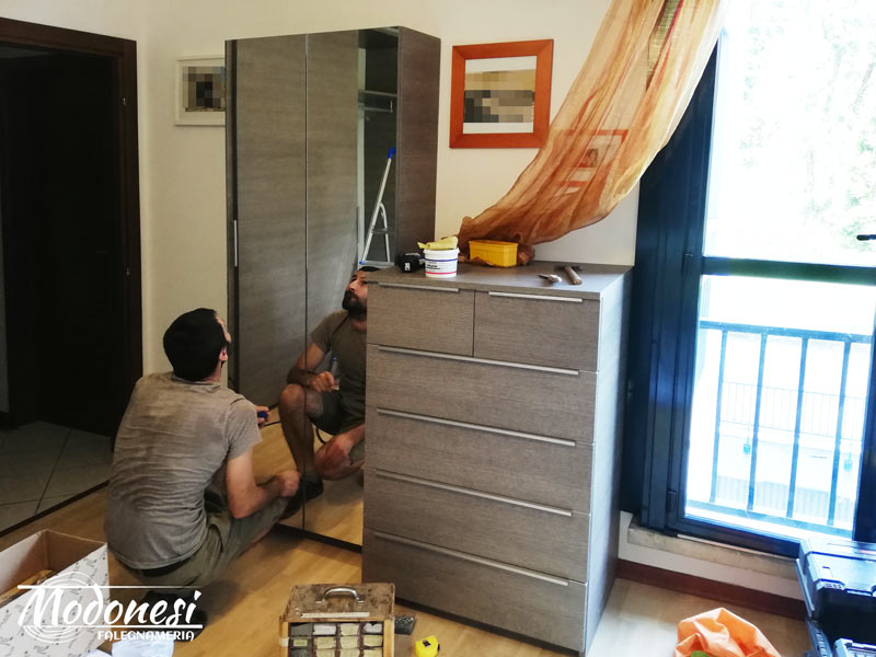 Scarpiera Su Misura Per Un Appartamento A Settimo Milanese Applicazione 02